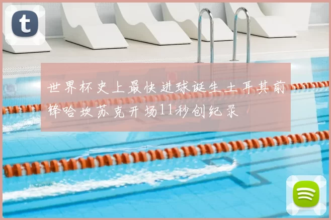 世界杯史上最快进球诞生土耳其前锋哈坎苏克开场11秒创纪录